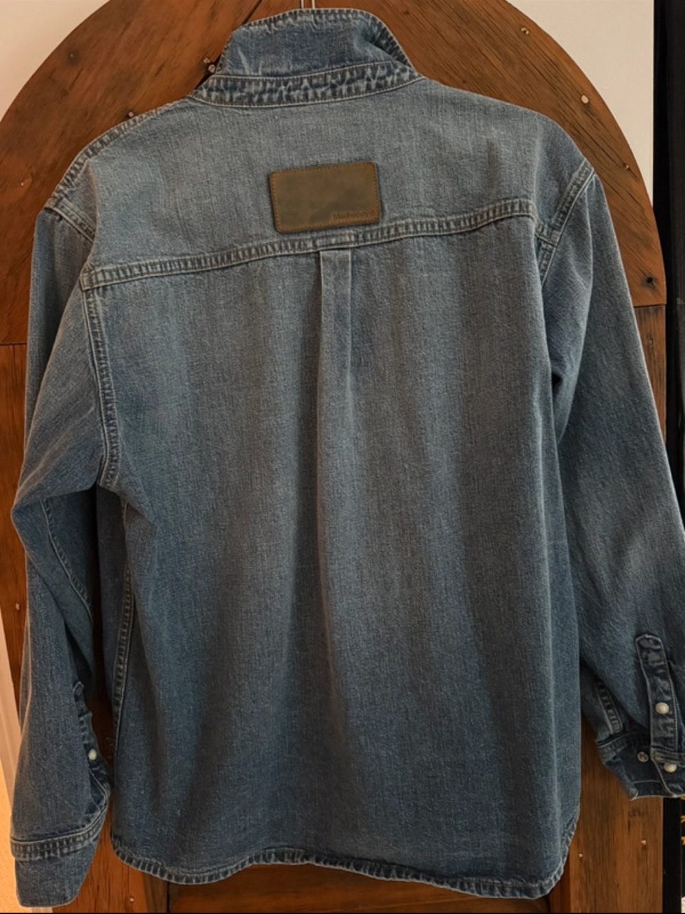 Madhappy Blue Denim Button-Up Jacket